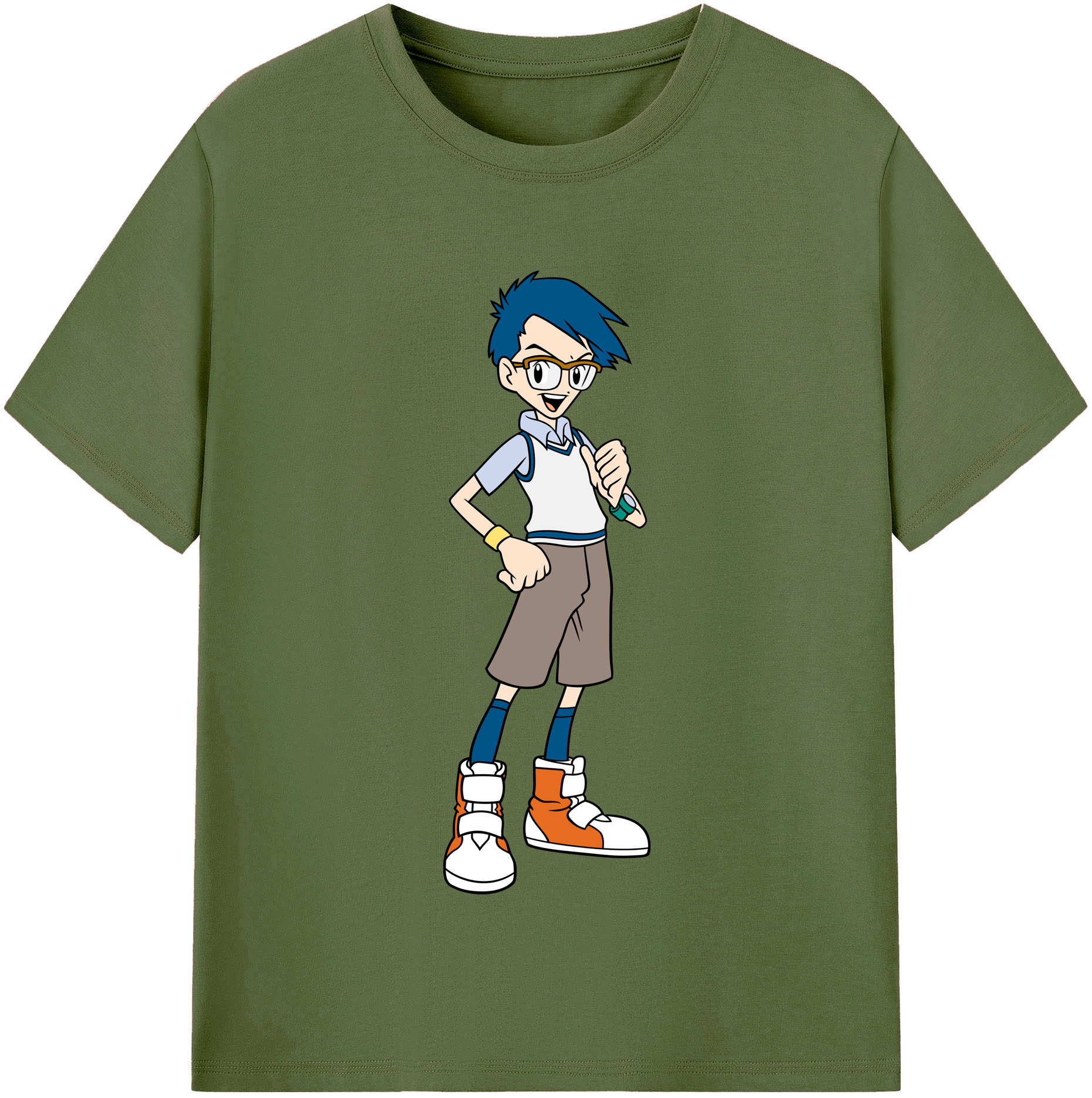 （画像用） Digimon デジタルモンスター/デジモン 綿100％半袖Tシャツ（フロントプリント）